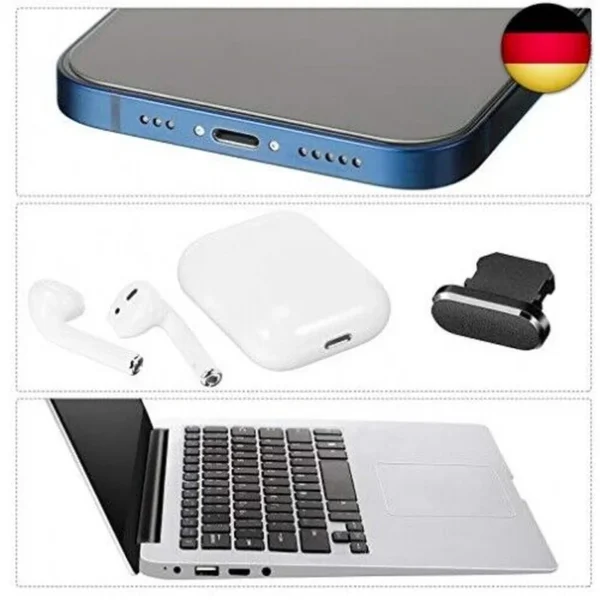 Anti-Staub-Stecker Metall Handy Reinigung Set Telefon-Staub-Stecker Kompatibel Mit Iphone 11/11