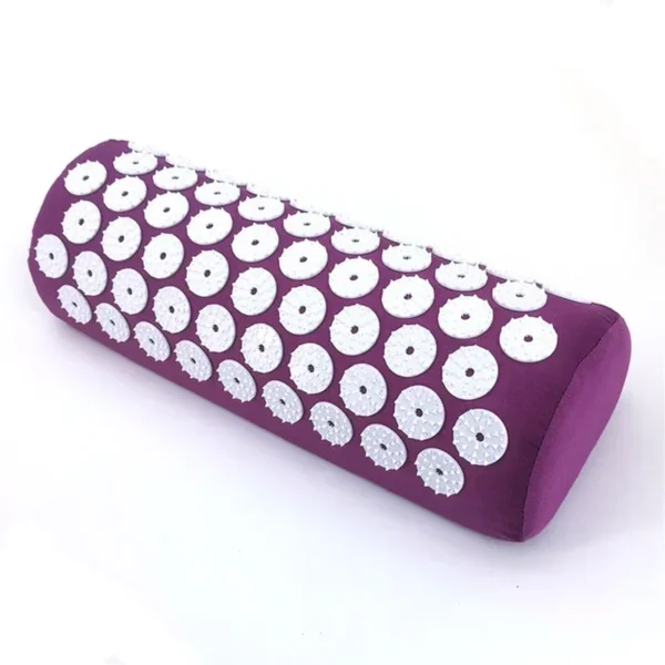 Yoga-Massage-Pads mit großen Berührungspunkten für eine bessere Nacken-, Rücken- und Fußmassage Haushaltsmassage Schmerzlinderung Kissen in Lila Farbe