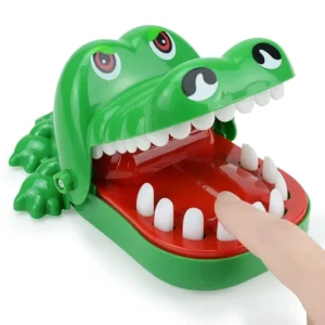 Krokodil Zähne Spielzeug für Kinder Alligator beißt Finger Zahnarzt Spiele. Witzig für Party und Kinder Glücksspiel Streiche Kinderspielzeug