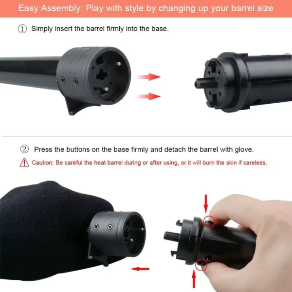 5 in 1 Haar Lockenstab Multifunktionale Trommel Rotierende Locken Locken Professioneller Salon Lockenstab