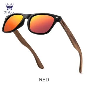 Oi Wood Marke natürliche hölzerne Sonnenbrille Männer polarisierte Mode Sonnenbrille Original Holz Oculos De Sol Masculino neue TR90 Frames