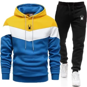 Herrenbekleidung Casual Sweatshirt Anzug Minimal Sweatshirts für Männer Täglich Tricolor Hoodies Hot Hohe Qualität 2024 Sport Trainingsanzug Jogging