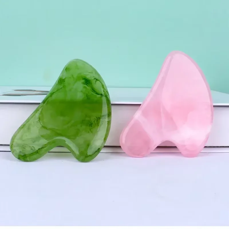 Guasha Gesundheit und Schönheit Schöne Massage Bienenwachsschaber Gesichtsmassagegerät Akupunktur Gua Sha Augengesichtsbrett SPA Massagegerät Bienenwachs Schabewerkzeug