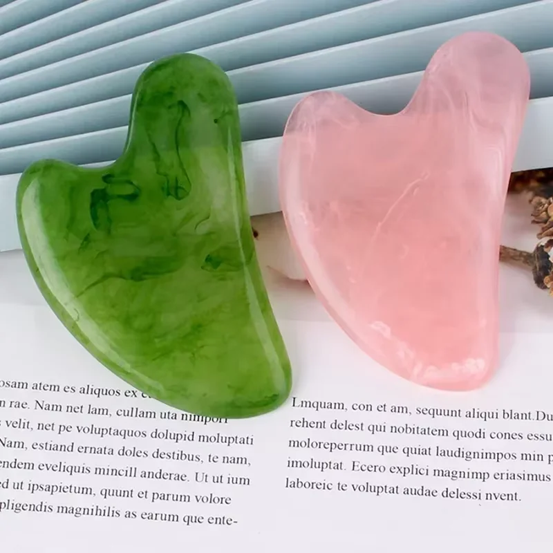 Guasha Gesundheit und Schönheit Schöne Massage Bienenwachsschaber Gesichtsmassagegerät Akupunktur Gua Sha Augengesichtsbrett SPA Massagegerät Bienenwachs Schabewerkzeug