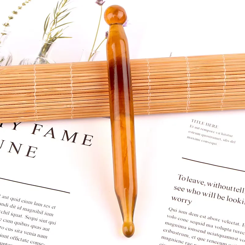 Guasha Gesundheit und Schönheit Schöne Massage Bienenwachsschaber Gesichtsmassagegerät Akupunktur Gua Sha Augengesichtsbrett SPA Massagegerät SPA-Tool