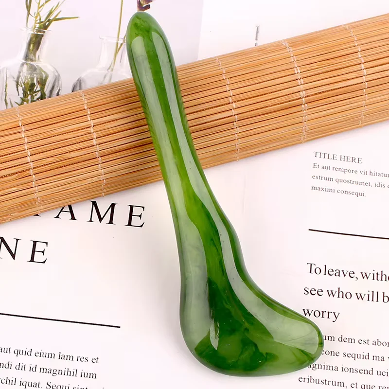 Guasha Gesundheit und Schönheit Schöne Massage Bienenwachsschaber Gesichtsmassagegerät Akupunktur Gua Sha Augengesichtsbrett SPA Massagegerät SPA-Tool