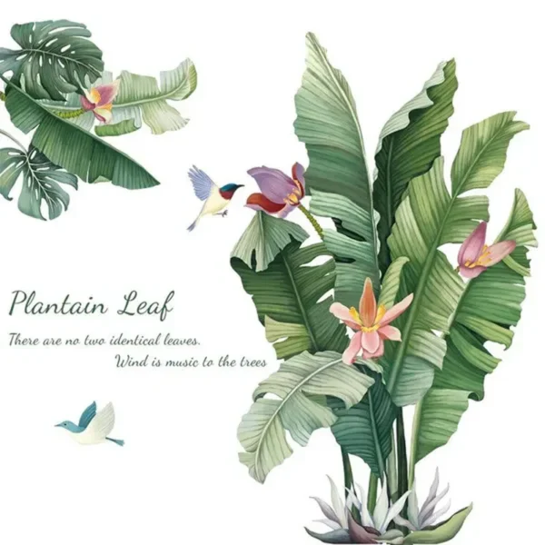 Wasserfeste Blatt-Dekoration