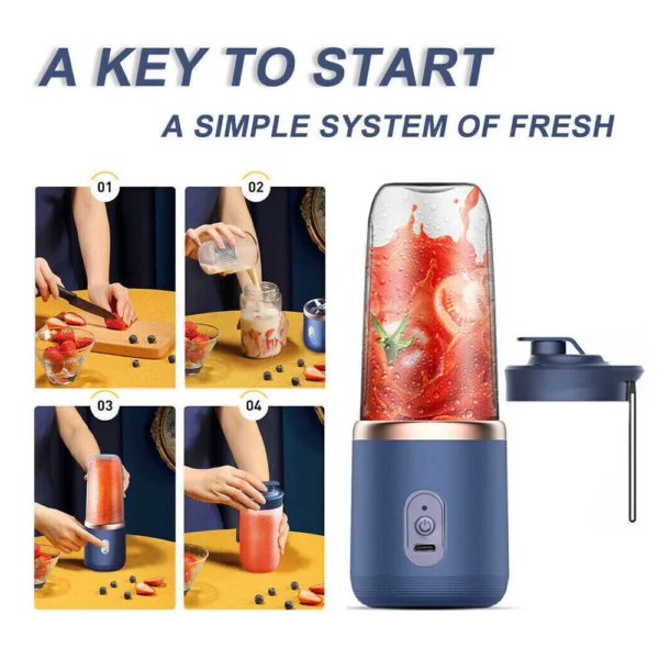 400+400Ml Standmixer Smoothie Maker Shaker Fitness Chopper Multifunktions-Küchenroboter Mixer Milchshaker